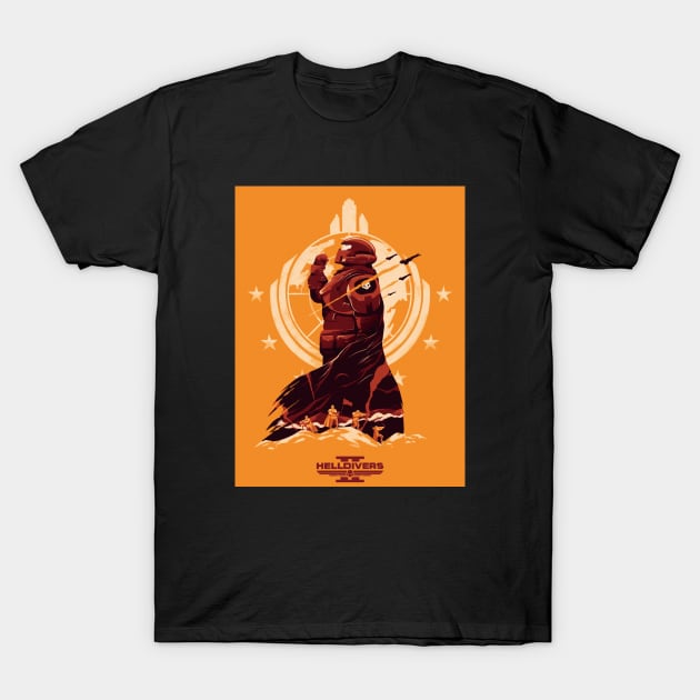 Helldivers for Liberty T-Shirt by  arinkeritiing24